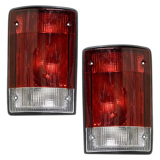 Pacific Best® - Driver and Passenger Side Replacement Tail Lights (CAPA Certified)