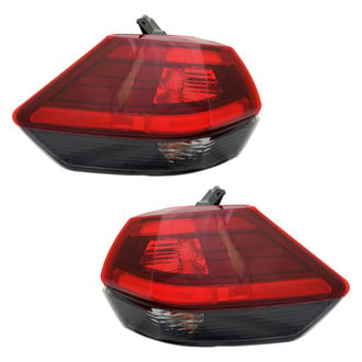 Pacific Best® - Driver and Passenger Side Outer Replacement Tail Lights (CAPA Certified)