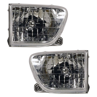 Pacific Best® - Driver and Passenger Side Replacement Headlight Set (Standard Line)