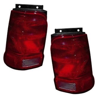 Pacific Best® - Driver and Passenger Side Replacement Tail Lights (Standard Line)