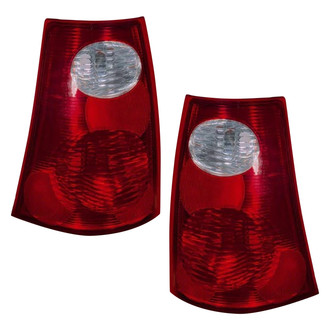 Pacific Best® - Driver and Passenger Side Replacement Tail Lights (CAPA Certified)