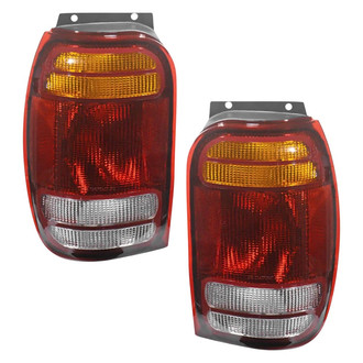 Pacific Best® - Driver and Passenger Side Replacement Tail Lights (CAPA Certified)