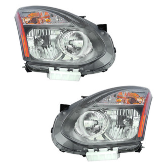 Pacific Best® - Driver and Passenger Side Replacement Headlight Set (NSF Certified)