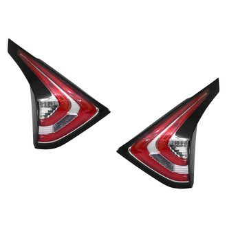 Pacific Best® - Driver and Passenger Side Inner Replacement Tail Lights (NSF Certified)