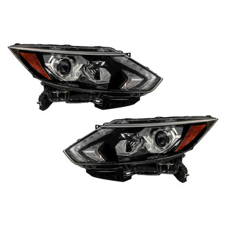 Pacific Best® - Driver and Passenger Side Replacement Headlight Set (CAPA Certified)