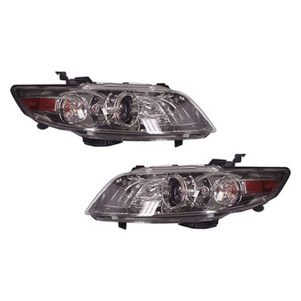 Pacific Best® - Driver and Passenger Side Replacement Headlight Set (Standard Line)