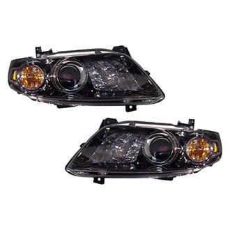 Pacific Best® - Driver and Passenger Side Replacement Headlight Set (Standard Line)