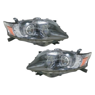 Pacific Best® - Driver and Passenger Side Replacement Headlight Set Lens and Housing (CAPA Certified)