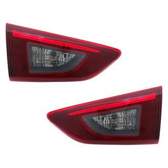 Pacific Best® - Driver and Passenger Side Inner Replacement Tail Lights (NSF Certified)