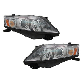 Pacific Best® - Driver and Passenger Side Replacement Headlight Set (CAPA Certified)