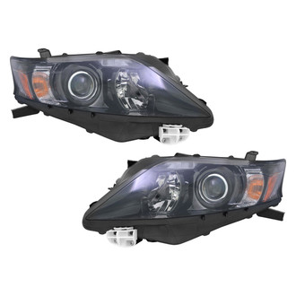 Pacific Best® - Driver and Passenger Side Replacement Headlight Set (Standard Line)
