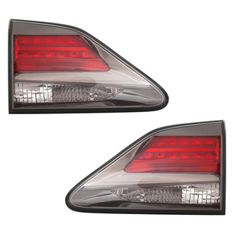 Pacific Best® - Driver and Passenger Side Inner Replacement Tail Lights (Standard Line)