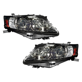 Pacific Best® - Driver and Passenger Side Replacement Headlight Set Lens and Housing (CAPA Certified)