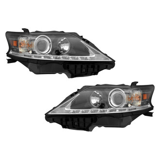 Pacific Best® - Driver and Passenger Side Replacement Headlight Set (Standard Line)