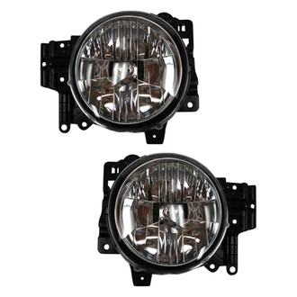 Pacific Best® - Driver and Passenger Side Replacement Headlight Set (NSF Certified)