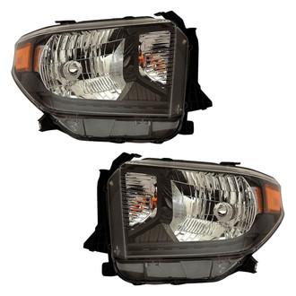 Pacific Best® - Driver and Passenger Side Replacement Headlight Set (Standard Line)