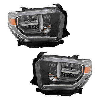 Pacific Best® - Driver and Passenger Side Replacement Headlight Set (Standard Line)