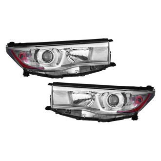 Pacific Best® - Driver and Passenger Side Replacement Headlight Set (CAPA Certified)