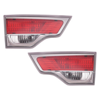 Pacific Best® - Driver and Passenger Side Inner Replacement Tail Lights (CAPA Certified)