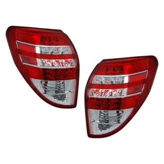 Pacific Best® - Driver and Passenger Side Outer Replacement Tail Light Lens and Housings (Standard Line)