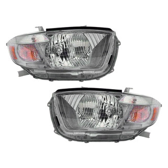 Pacific Best® - Driver and Passenger Side Replacement Headlight Set (CAPA Certified)