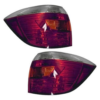 Pacific Best® - Driver and Passenger Side Replacement Tail Lights (CAPA Certified)
