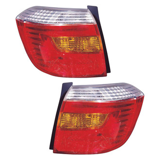 Pacific Best® - Driver and Passenger Side Replacement Tail Lights (Standard Line)