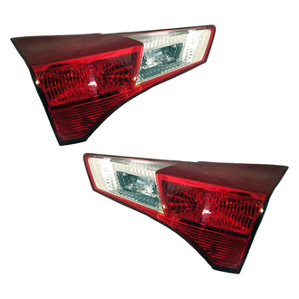 Pacific Best® - Driver and Passenger Side Inner Replacement Tail Lights (CAPA Certified)