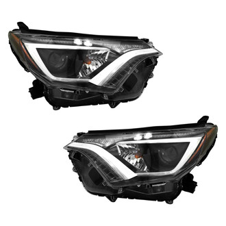 Pacific Best® - Driver and Passenger Side Replacement Headlight Set (Standard Line)