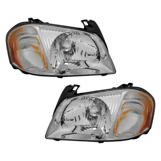 Pacific Best® - Driver and Passenger Side Replacement Headlight Set (Standard Line)