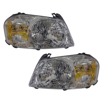 Pacific Best® - Driver and Passenger Side Replacement Headlight Set (Standard Line)