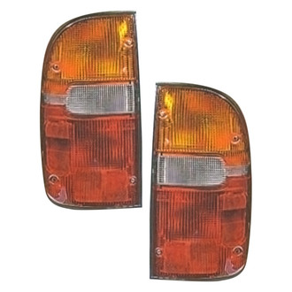 Pacific Best® - Driver and Passenger Side Replacement Tail Lights (CAPA Certified)