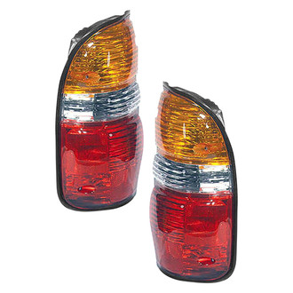 Pacific Best® - Driver and Passenger Side Replacement Tail Lights (CAPA Certified)