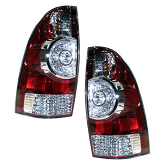 Pacific Best® - Driver and Passenger Side Replacement Tail Lights (CAPA Certified)
