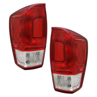 Pacific Best® - Driver and Passenger Side Replacement Tail Lights (CAPA Certified)