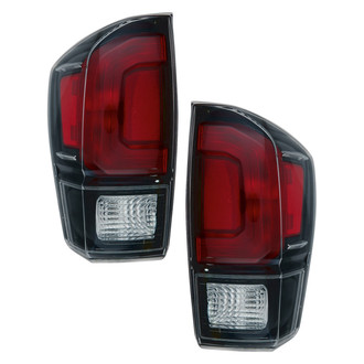 Pacific Best® - Driver and Passenger Side Replacement Tail Lights (CAPA Certified)