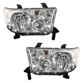 Pacific Best® - Driver and Passenger Side Replacement Headlight Set (CAPA Certified)