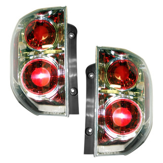 Pacific Best® - Driver and Passenger Side Replacement Tail Light Lens and Housings (CAPA Certified)