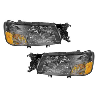 Pacific Best® - Driver and Passenger Side Replacement Headlight Set (Standard Line)