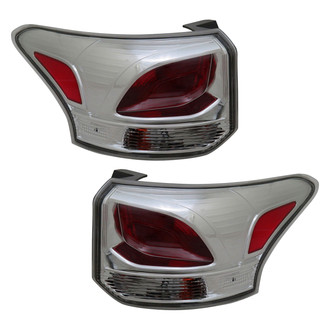 Pacific Best® - Driver and Passenger Side Replacement Tail Lights (Standard Line)
