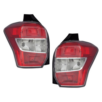 Pacific Best® - Driver and Passenger Side Replacement Tail Light Lens and Housings (CAPA Certified)