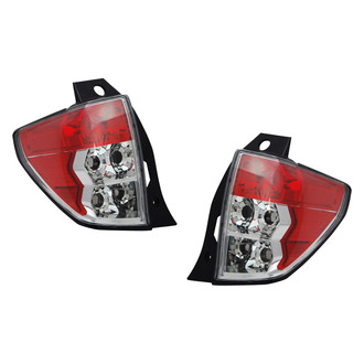Pacific Best® - Driver and Passenger Side Replacement Tail Lights (CAPA Certified)