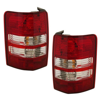 Pacific Best® - Driver and Passenger Side Replacement Tail Lights (Standard Line)