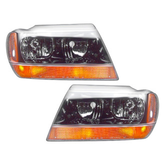 Pacific Best® - Driver and Passenger Side Replacement Headlight Set (CAPA Certified)