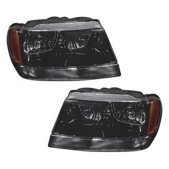 Pacific Best® - Driver and Passenger Side Replacement Headlight Set (Standard Line)