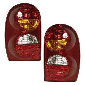 Pacific Best® - Driver and Passenger Side Replacement Tail Lights (CAPA Certified)