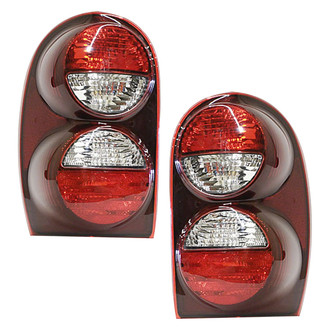 Pacific Best® - Driver and Passenger Side Replacement Tail Lights (Standard Line)