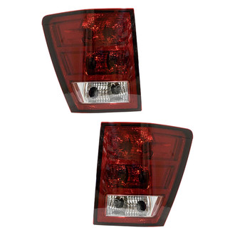 Pacific Best® - Driver and Passenger Side Replacement Tail Light Lens and Housings (Standard Line)
