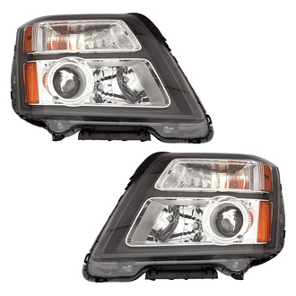 Pacific Best® - Driver and Passenger Side Replacement Headlight Set (CAPA Certified)