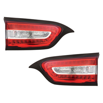 Pacific Best® - Driver and Passenger Side Inner Replacement Tail Lights (Standard Line)